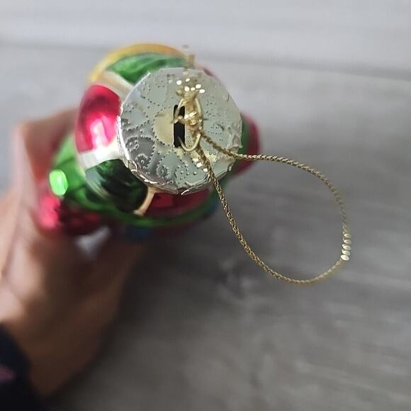 TWEEDLE DEE DUM Character Christmas Ornament Hand Blown Mercury Glass happy boy - Picture 9 of 11